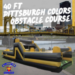 40 Foot Pittsburgh Colors Obstacle Course