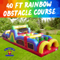 40 Foot Rainbow Obstacle Course