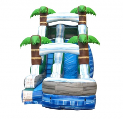 TnT20Tropical20Slide203 735719083 15 Ft Tropical Marbled Water Slide (Can be used dry)
