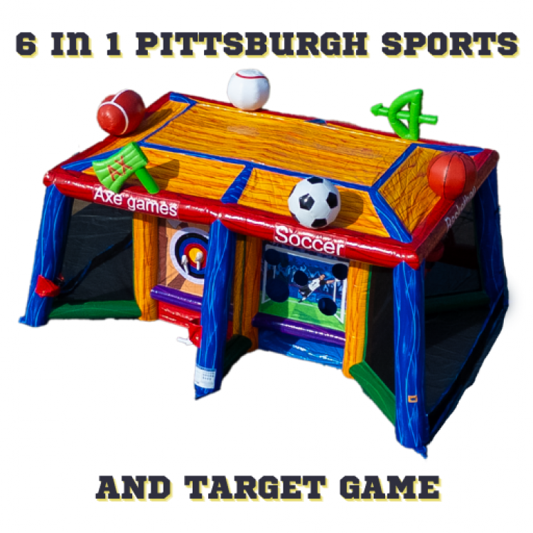 6 in 1 Pittsburgh Sports and Target Game