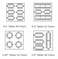 20x20 table seating layout 1715742260 20 x 20 High Peak Event/Party Tent